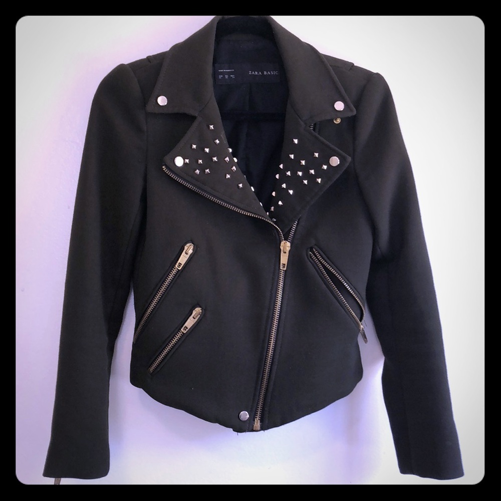 Zara Military Style Jacket with Bling